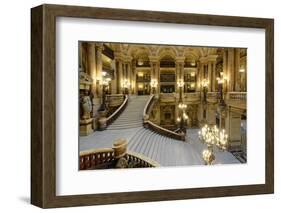 Opera Garnier, Grand Staircase, Paris, France-G & M Therin-Weise-Framed Photographic Print