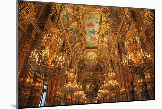 Opera Garnier in France Paris Tourist Destination-kentoh-Mounted Photographic Print