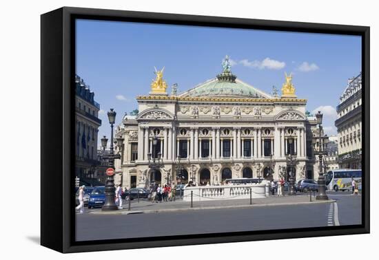 Opera Garnier, Paris, France, Europe-Gabrielle and Michel Therin-Weise-Framed Stretched Canvas