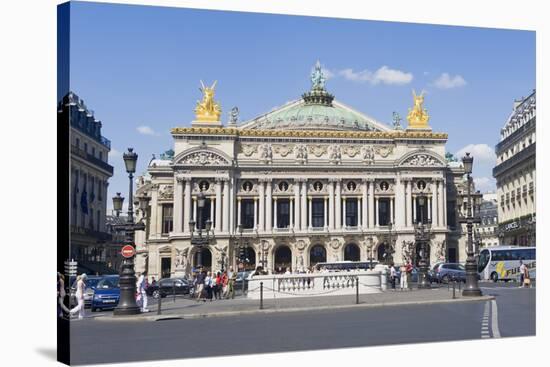 Opera Garnier, Paris, France, Europe-Gabrielle and Michel Therin-Weise-Stretched Canvas