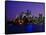 Opera House and City Skyline at Dusk, Sydney, Australia-Richard I'Anson-Framed Stretched Canvas