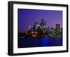 Opera House and City Skyline at Dusk, Sydney, Australia-Richard I'Anson-Framed Premium Photographic Print