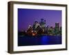 Opera House and City Skyline at Dusk, Sydney, Australia-Richard I'Anson-Framed Photographic Print