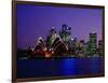 Opera House and City Skyline at Dusk, Sydney, Australia-Richard I'Anson-Framed Photographic Print