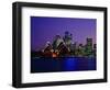 Opera House and City Skyline at Dusk, Sydney, Australia-Richard I'Anson-Framed Photographic Print