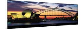 Opera House and Harbor Bridge, Sydney-Marc Segal-Mounted Art Print