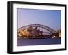 Opera House and Harbour Bridge, Sydney, New South Wales, Australia, Pacific-Sergio Pitamitz-Framed Photographic Print