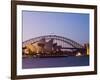 Opera House and Harbour Bridge, Sydney, New South Wales, Australia, Pacific-Sergio Pitamitz-Framed Photographic Print