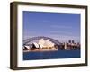 Opera House and Harbour Bridge, Sydney, New South Wales, Australia-Sergio Pitamitz-Framed Photographic Print