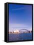 Opera House and Harbour Bridge, Sydney, New South Wales, Australia-Sergio Pitamitz-Framed Stretched Canvas