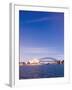 Opera House and Harbour Bridge, Sydney, New South Wales, Australia-Sergio Pitamitz-Framed Photographic Print