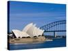 Opera House and Harbour Bridge, Sydney, New South Wales, Australia-Sergio Pitamitz-Stretched Canvas