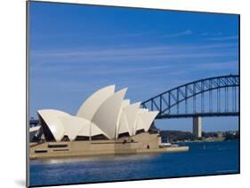 Opera House and Harbour Bridge, Sydney, New South Wales, Australia-Sergio Pitamitz-Mounted Photographic Print