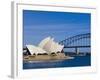 Opera House and Harbour Bridge, Sydney, New South Wales, Australia-Sergio Pitamitz-Framed Photographic Print