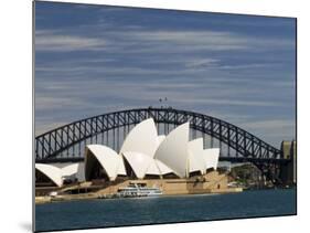 Opera House and Harbour Bridge, Sydney, New South Wales, Australia-Sergio Pitamitz-Mounted Photographic Print