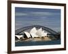 Opera House and Harbour Bridge, Sydney, New South Wales, Australia-Sergio Pitamitz-Framed Photographic Print