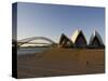 Opera House and Harbour Bridge, Sydney, New South Wales, Australia-Sergio Pitamitz-Stretched Canvas