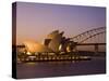 Opera House and Harbour Bridge, Sydney, New South Wales, Australia-Sergio Pitamitz-Stretched Canvas