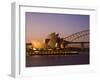 Opera House and Harbour Bridge, Sydney, New South Wales, Australia-Sergio Pitamitz-Framed Photographic Print