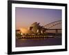 Opera House and Harbour Bridge, Sydney, New South Wales, Australia-Sergio Pitamitz-Framed Photographic Print