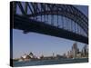 Opera House and Harbour Bridge, Sydney, New South Wales, Australia-Sergio Pitamitz-Stretched Canvas