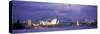 Opera House and Harbour Bridge, Sydney, New South Wales, Australia-Peter Adams-Stretched Canvas