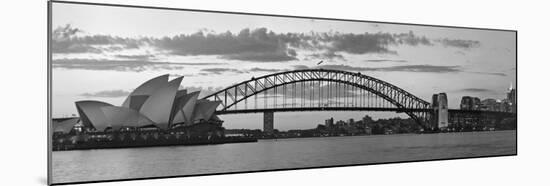 Opera House and Harbour Bridge, Sydney, New South Wales, Australia-Michele Falzone-Mounted Photographic Print