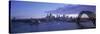 Opera House and Harbour Bridge, Sydney, Nsw, Australia-Peter Adams-Stretched Canvas