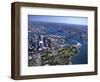 Opera House and Sydney Harbor Bridge, Australia-David Wall-Framed Photographic Print