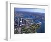 Opera House and Sydney Harbor Bridge, Australia-David Wall-Framed Photographic Print