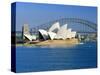 Opera House and Sydney Harbour Bridge, Sydney, New South Wales, Australia-Gavin Hellier-Stretched Canvas