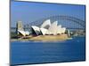 Opera House and Sydney Harbour Bridge, Sydney, New South Wales, Australia-Gavin Hellier-Mounted Photographic Print