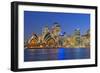 Opera House and Sydney Skyline, Sydney, New South Wales, Australia,-Marco Simoni-Framed Photographic Print