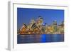 Opera House and Sydney Skyline, Sydney, New South Wales, Australia,-Marco Simoni-Framed Photographic Print