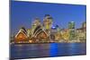 Opera House and Sydney Skyline, Sydney, New South Wales, Australia,-Marco Simoni-Mounted Photographic Print