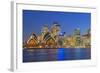 Opera House and Sydney Skyline, Sydney, New South Wales, Australia,-Marco Simoni-Framed Photographic Print