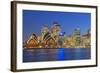 Opera House and Sydney Skyline, Sydney, New South Wales, Australia,-Marco Simoni-Framed Photographic Print