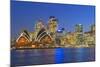 Opera House and Sydney Skyline, Sydney, New South Wales, Australia,-Marco Simoni-Mounted Photographic Print