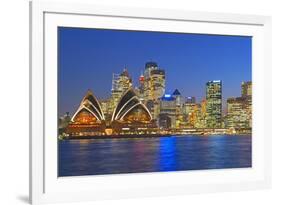 Opera House and Sydney Skyline, Sydney, New South Wales, Australia,-Marco Simoni-Framed Photographic Print