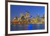 Opera House and Sydney Skyline, Sydney, New South Wales, Australia,-Marco Simoni-Framed Photographic Print