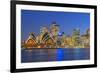 Opera House and Sydney Skyline, Sydney, New South Wales, Australia,-Marco Simoni-Framed Photographic Print