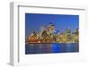 Opera House and Sydney Skyline, Sydney, New South Wales, Australia,-Marco Simoni-Framed Photographic Print