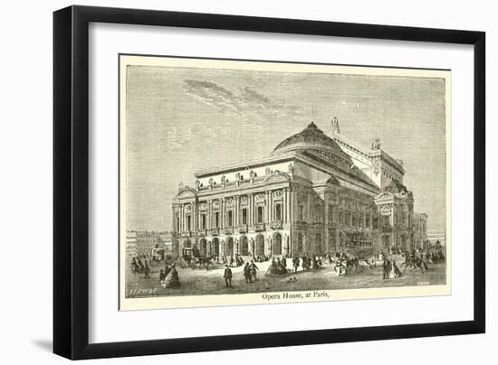 Opera House, at Paris-null-Framed Giclee Print