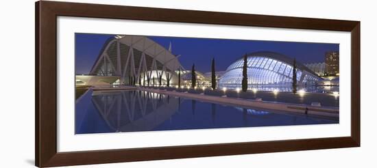 Opera House at the Waterfront, Ciutat De Les Arts I Les Ciencies, Valencia, Spain-null-Framed Photographic Print