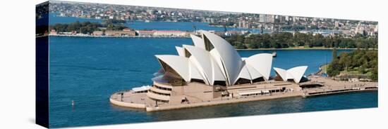 Opera House at Waterfront, Sydney Opera House, Sydney Harbor, Sydney, New South Wales, Australia-null-Stretched Canvas