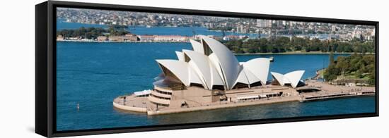 Opera House at Waterfront, Sydney Opera House, Sydney Harbor, Sydney, New South Wales, Australia-null-Framed Stretched Canvas