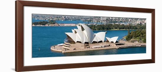 Opera House at Waterfront, Sydney Opera House, Sydney Harbor, Sydney, New South Wales, Australia-null-Framed Photographic Print