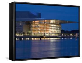 Opera House, Copenhagen, Denmark, Scandinavia, Europe-Marco Cristofori-Framed Stretched Canvas