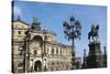 Opera House, Dresden, Germany-Charles Bowman-Stretched Canvas