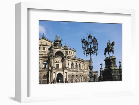 Opera House, Dresden, Germany-Charles Bowman-Framed Photographic Print